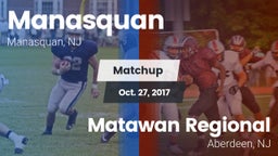 Matchup: Manasquan High vs. Matawan Regional  2017