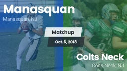 Matchup: Manasquan High vs. Colts Neck  2018