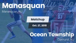 Matchup: Manasquan High vs. Ocean Township  2018