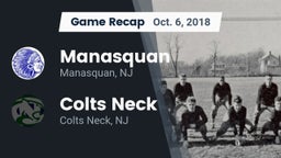 Recap: Manasquan  vs. Colts Neck  2018