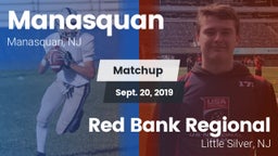 Matchup: Manasquan High vs. Red Bank Regional  2019