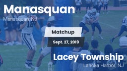 Matchup: Manasquan High vs. Lacey Township  2019