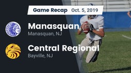 Recap: Manasquan  vs. Central Regional  2019