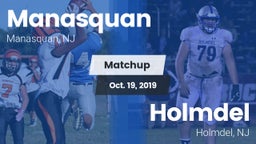 Matchup: Manasquan High vs. Holmdel  2019