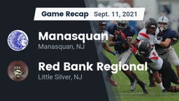 Recap: Manasquan  vs. Red Bank Regional  2021