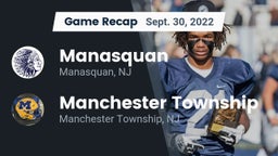 Recap: Manasquan  vs. Manchester Township  2022