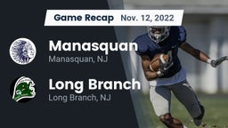 Recap: Manasquan  vs. Long Branch  2022