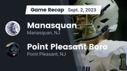 Recap: Manasquan  vs. Point Pleasant Boro  2023