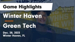 Winter Haven  vs Green Tech  Game Highlights - Dec. 28, 2023