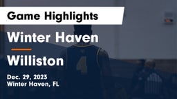 Winter Haven  vs Williston  Game Highlights - Dec. 29, 2023