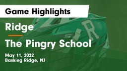 Ridge  vs The Pingry School Game Highlights - May 11, 2022