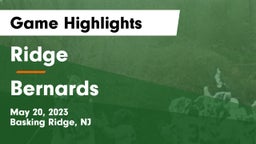 Ridge  vs Bernards  Game Highlights - May 20, 2023