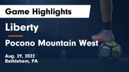 Liberty  vs Pocono Mountain West  Game Highlights - Aug. 29, 2022
