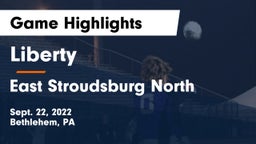 Liberty  vs East Stroudsburg  North Game Highlights - Sept. 22, 2022