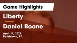 Liberty  vs Daniel Boone  Game Highlights - April 14, 2023