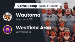 Recap: Wautoma  vs. Westfield Area  2020