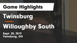 Twinsburg  vs Willoughby South  Game Highlights - Sept. 28, 2019