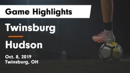 Twinsburg  vs Hudson  Game Highlights - Oct. 8, 2019