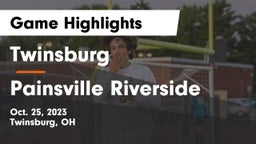 Twinsburg  vs Painsville Riverside Game Highlights - Oct. 25, 2023