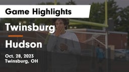 Twinsburg  vs Hudson  Game Highlights - Oct. 28, 2023