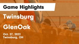 Twinsburg  vs GlenOak  Game Highlights - Oct. 27, 2022