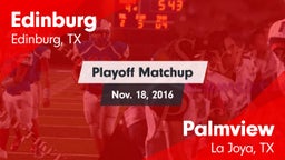 Matchup: Edinburg  vs. Palmview  2016