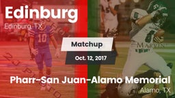 Matchup: Edinburg  vs. Pharr-San Juan-Alamo Memorial  2017