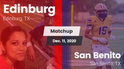 Matchup: Edinburg  vs. San Benito  2020