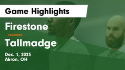 Firestone  vs Tallmadge  Game Highlights - Dec. 1, 2023
