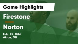 Firestone  vs Norton  Game Highlights - Feb. 23, 2024