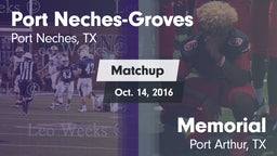 Matchup: Port Neches-Groves vs. Memorial  2016