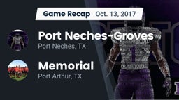 Recap: Port Neches-Groves  vs. Memorial  2017