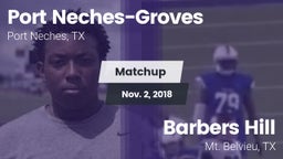 Matchup: Port Neches-Groves vs. Barbers Hill  2018