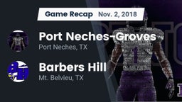 Recap: Port Neches-Groves  vs. Barbers Hill  2018