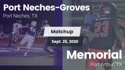 Matchup: Port Neches-Groves vs. Memorial  2020