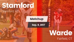 Matchup: Stamford  vs. Warde  2017