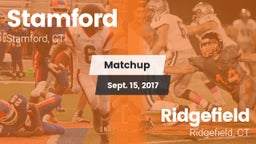 Matchup: Stamford  vs. Ridgefield  2017