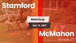 Matchup: Stamford  vs. McMahon  2017