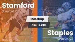 Matchup: Stamford  vs. Staples  2017