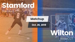 Matchup: Stamford  vs. Wilton  2018