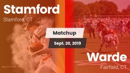 Matchup: Stamford  vs. Warde  2019