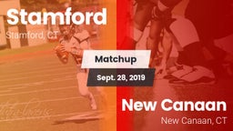 Matchup: Stamford  vs. New Canaan  2019