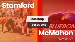 Matchup: Stamford  vs. McMahon  2019