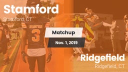 Matchup: Stamford  vs. Ridgefield  2019