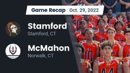 Recap: Stamford  vs. McMahon  2022