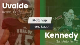 Matchup: Uvalde  vs. Kennedy  2017