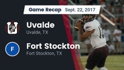 Recap: Uvalde  vs. Fort Stockton  2017