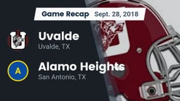 Recap: Uvalde  vs. Alamo Heights  2018
