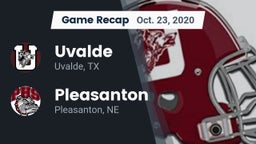 Recap: Uvalde  vs. Pleasanton  2020