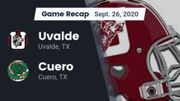 Recap: Uvalde  vs. Cuero  2020